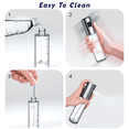 thumbnail image 7 of Hneeds Refillable Oil Sprayer, 100ml Stainless Steel and Glass Spray Bottle for Grilling, Baking, Kitchen Use, 7 of 7