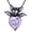 June birthstone bat necklace, variant on Bat Necklace 925 Sterling Silver Cubic Zircon Bat Necklace Gothic Jewelry Gift for Women Men (May birthstone bat necklace)