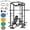 Power Cage-Black/Home Gym Package(230LB Colorful Plates), variant on Mikolo Power Rack Cage with LAT Pulldown System,1200 lbs Capacity Power Rack with 800 lbs Capacity Weight Bench and 1500 lbs Capacity Barbell(Red Combo)