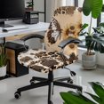thumbnail image 2 of POLERO Elastic Cloth All-in-One Computer Office Chair Covers for Workspace, Anti Wear Washable Chair Protector Cover, Butterfly and Sunflower Design, 2 of 7