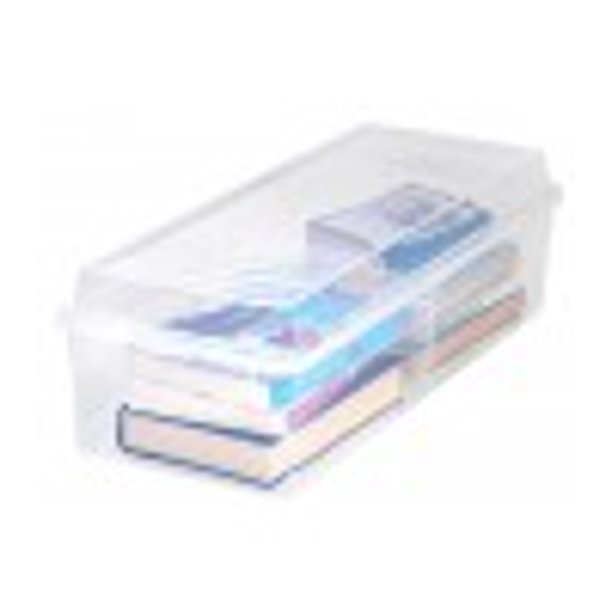 IRIS USA, Large Divided Modular Plastic Storage Box, Clear Walmart