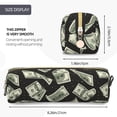 thumbnail image 3 of Fotbe Dollar Estuche para Lápices de Cuero con Estampado, Estuche con Cremallera Resistente, Organizador Compacto y Elegante para Papelería, 3 of 7