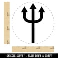 thumbnail image 2 of Trident Pitchfork Rubber Stamp for Scrapbooking Crafting Stamping - Small 3/4 Inch, 2 of 7