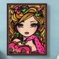 thumbnail image 1 of Cuadros Decorativos 5D bricolaje taladro cuadrado completo diamante pintura niña Kit decoración del hogar arte artesanía (1) Wdftyju embutido en tela, 1 of 1