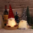 thumbnail image 5 of Christmas Gnomes Decorations with LED Light, 3 Pack Handmade Swedish Tomte Gnomes, Lighted Scandinavian Santa Elf Plush Table Ornaments, Xmas Holiday Winter Party Home Decor Gift, 5 of 9