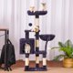 thumbnail image 2 of Cat Tree Heybly HCT004SG gris ahumado con juguete para gatos de interior, 2 of 9