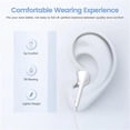 thumbnail image 3 of Auriculares con certificación Apple MFi con micrófono para iPhone (paquete de 2), 3 of 9
