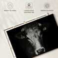 thumbnail image 6 of Elephant Stock Pondering Cow Wall Art - Horizontal Canvas Wall Art - Living Room Wall Decor - Animal Canvas - Black And Gray Decor - 39" x 26", 6 of 8