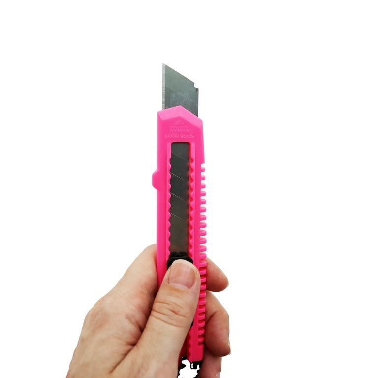 Nicpro 15 PCS Utility Knives Plastic Box Cutters Bulk Retractable