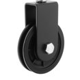 thumbnail image 3 of Carga de La Polea Del Cojinete de Aleación de Aluminio 2x para La Rueda de Entrenamiento Del Cable Negro Sunnimix Polea de construcción de cable de fitness, 3 of 7