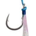 thumbnail image 3 of Mustad Vertical Jig Assist Hook (Pink Flash) - Size: 7/0 2pc, 3 of 3