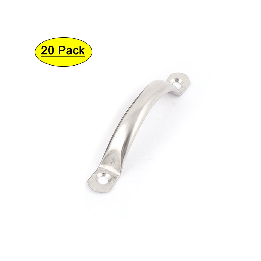 Uxcell 95mm Long Cupboard Dresser Door Hardware Metal Pull Handles