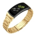 thumbnail image 3 of GoldCherry Band for Gear Fit 2 R360,Fit 2 Pro R365 Bands Solid Stainless Steel Link Bracelet Band Strap with Durable Folding Clasp Watch Band for Samsung Gear Fit 2 R360 Fit 2 Pro R365(Gold), 3 of 3