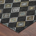 thumbnail image 3 of Addison Rugs Chantille Indoor/Outdoor Transitional Diamond Black Machine Washable Rectangle Rug, 10' x 14', 3 of 8