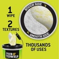 thumbnail image 3 of 75 heavy-duty multi-surface cleaning wipes – double texture 10, 3 of 4