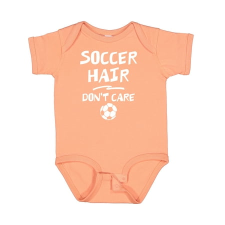 

Inktastic Soccer Hair Gift Baby Girl Bodysuit