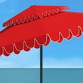 thumbnail image 5 of SAFAVIEH Elegant 9' Market Crank Double Top Patio Umbrella, Red, 5 of 6