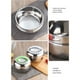 thumbnail image 2 of Toystoory Fiambrera aislada con compartimento Contenedor de comida en forma de fruta de acero inoxidable Bento de doble capa con asa Lata Cocina y Comedor 0.8 l/mango plateado, 2 of 6
