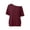 Wine, variant on fatyb Women's Short Sleeve off the Shoulder Tops Casual Loose Womens Summer Tee Shirts for Going Out