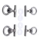 thumbnail image 2 of Tornillos de bloqueo Speravity 4 piezas aleación riel de coche, 2 of 6