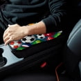 thumbnail image 6 of Football Soft Comfortable Furry Printed Car Armrest Cover Pad 12.5x8.2 Inch, 6 of 6