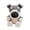 M#23cm, variant on Cute 16cm Schnauzer Dog Plush Toy Gray S Soft Stuffed Animal Pet Companion Doll for Kids and Adults Gift