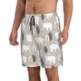 thumbnail image 2 of Balery winter Snowflake beer Traje de Baño Estilo Hawaiano para Hombre, Shorts de Secado Rápido con Bolsillos-X-Large, 2 of 6