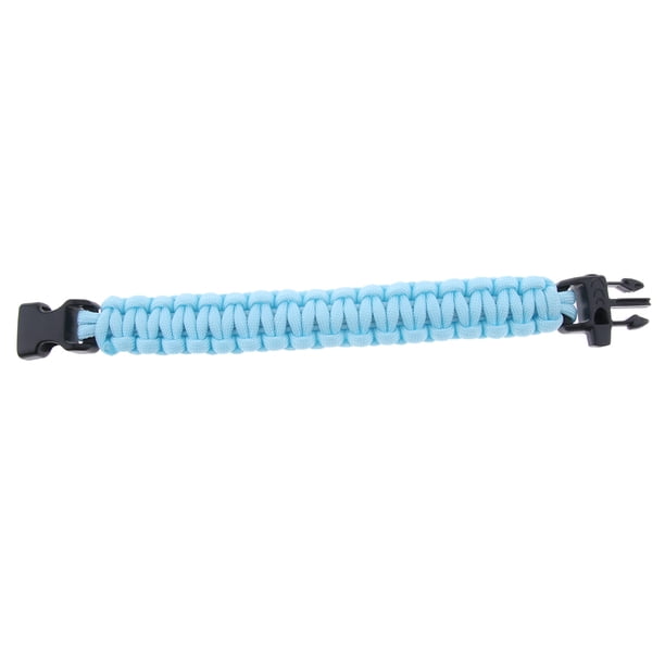 Brazalete De Cuerda De Alpinismo Cuerda Rápida Para Montañismo Al Aire Libre - azul Sunnimix Pulsera luminosa de Paracord