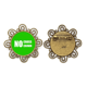 thumbnail image 1 of Broche de flores No hay dolor sin corona regalo de joyería para mujeres y niñas, 1 of 3