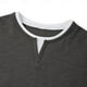 thumbnail image 4 of pstuiky Camiseta de hombre falsa de dos piezas de doble capa de moda empalmada de manga larga camisa base de hombre de manga larga con cuello en V Top/camiseta de hombre, 4 of 4