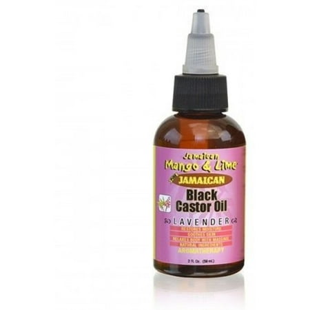 - Jamaican Mango & Lime Black Castor Oil, Lavender, 2 oz