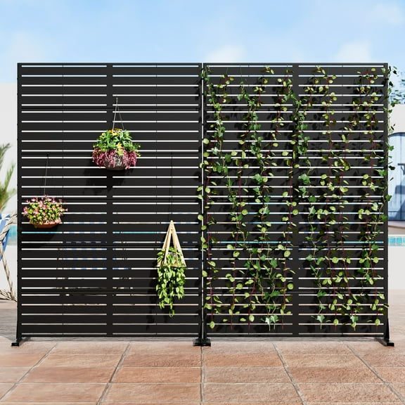 MAYEERTY 72" x 47" Privacy Screen Fence, Heavy Duty Fence Privacy Screen Outdoor