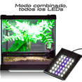 thumbnail image 3 of Reptizoo Lampara LED Electrónica, 3 Tipos De Luz Ajustable, Luz de dia, luz para habitos nocturnos y su combinación super delgada, 20000 horas de duración REPTI ZOO Lámpara Led chica, 3 of 9