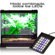 thumbnail image 3 of Reptizoo Lampara LED Electrónica, 3 Tipos De Luz Ajustable, Luz de dia, luz para habitos nocturnos y su combinación super delgada, 20000 horas de duración REPTI ZOO Lámpara Led chica, 3 of 9