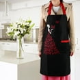thumbnail image 2 of Delantal de cocina para mujer con bolsillo Delantal de chef para mujer para cocinar y hornear, 2 of 8