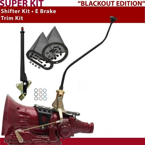 American Shifter TH400 Shifter Kit 23 in. Swan E Brake Trim Kit for D2C40