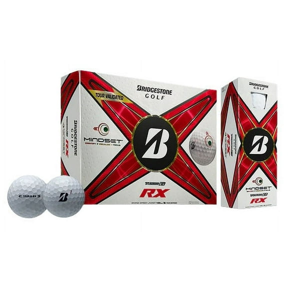 Bridgestone Tour B-RX Mindset Golf Balls (White, 12pk) 1 Dozen 2024 NEW