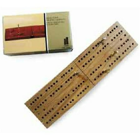 Classic Travel Wooden Folding Cribbage Board Game, One