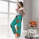 thumbnail image 5 of Balery Colorful Crab Pantalones de pijama para mujer, pijamas ultraligeros, pantalones de estar por casa-Large, 5 of 6