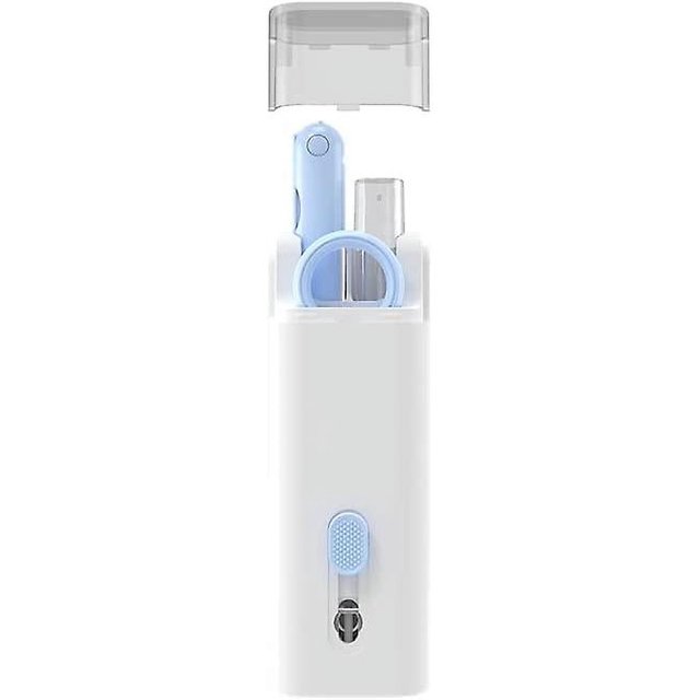Kit de limpieza de Airpods para aspiradoras de computadora 7 en 1, juego de cepillo limpiador de teclado con bolígrafo, mini con extractor de teclas, cepillo de limpieza para auriculares y kit de limpieza para oso de fresa Electrónica