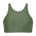 thumbnail image 4 of DHFJKG Women's Casual Swim Top Tankini Comfortable Swimsuit Lightweight Crewneck Bikini Top Summer Solid Color Stylish Beachwear, 4 of 4