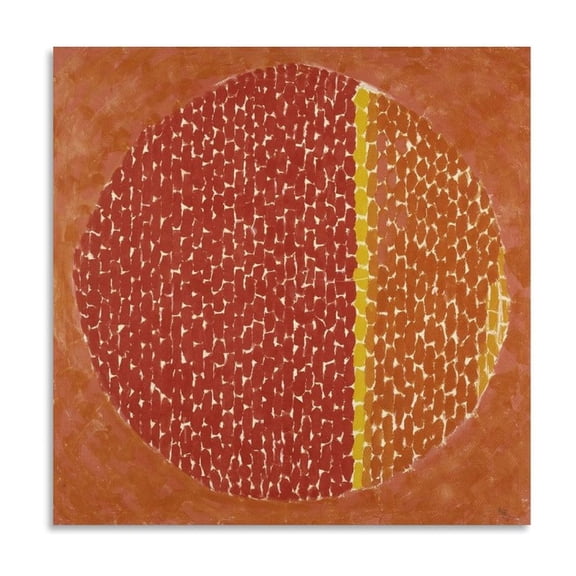 Painter Alma Thomas (The Earth at Sunset) Color School Posters Gifts Canvas Painting Wall Art Decorative Picture Prints Modern Decor 24x24inch(60x60cm)