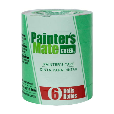 Painter's Mate Green Painting Tape (Pack of 6) (Best Tape For Painting Stripes)