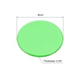 thumbnail image 2 of Uxcell Game Chips 3/4 Inch for Game Playing Marker Transparent Green Pack of 75, 2 of 4