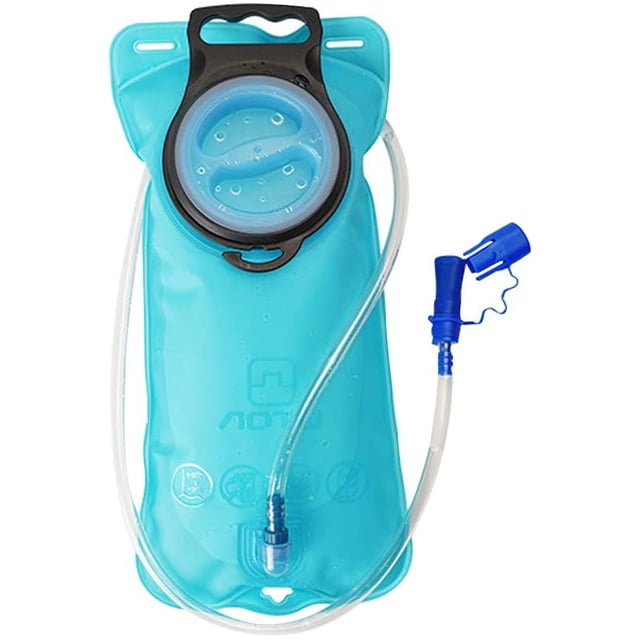 Vessie d'Hydratation, Sac de Rangement Léger pour Réservoir d'Eau de 2 L, Sac à Dos avec Réservoirs d'Hydratation pour la Randonnée, le Vélo, l'Escalade, le Cyclisme, la Course (Bleu)