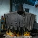 thumbnail image 1 of Capa de disfraz de Halloween Salvador Capa de malla con capucha Negro, 1 of 10