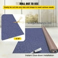 thumbnail image 5 of SKYSHALO 6x13.1 ft Blue Marine Carpet Marine Grade Carpet for Boats with Waterproof Back Outdoor Rug for Patio Porch Deck Garage Outdoor Area Rug Runner Anti-Slide Porch Rug, 5 of 9