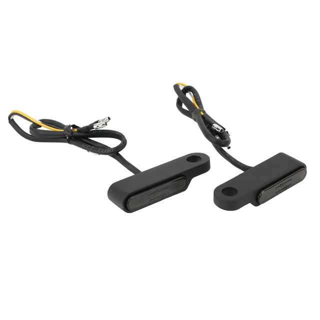 Lumières de Course à LED pour Moto Style Rétro Clignotant Lampe Clignotante Ombre CB1000R TG700V Aile Argentée DC12V