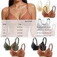 thumbnail image 3 of Ashirexll Bras for Women no Underwire 2 Pack Solid Color Sports Bra High Stretch Adjustable Straps and Push Up Cups Everyday Wear, 3 of 7