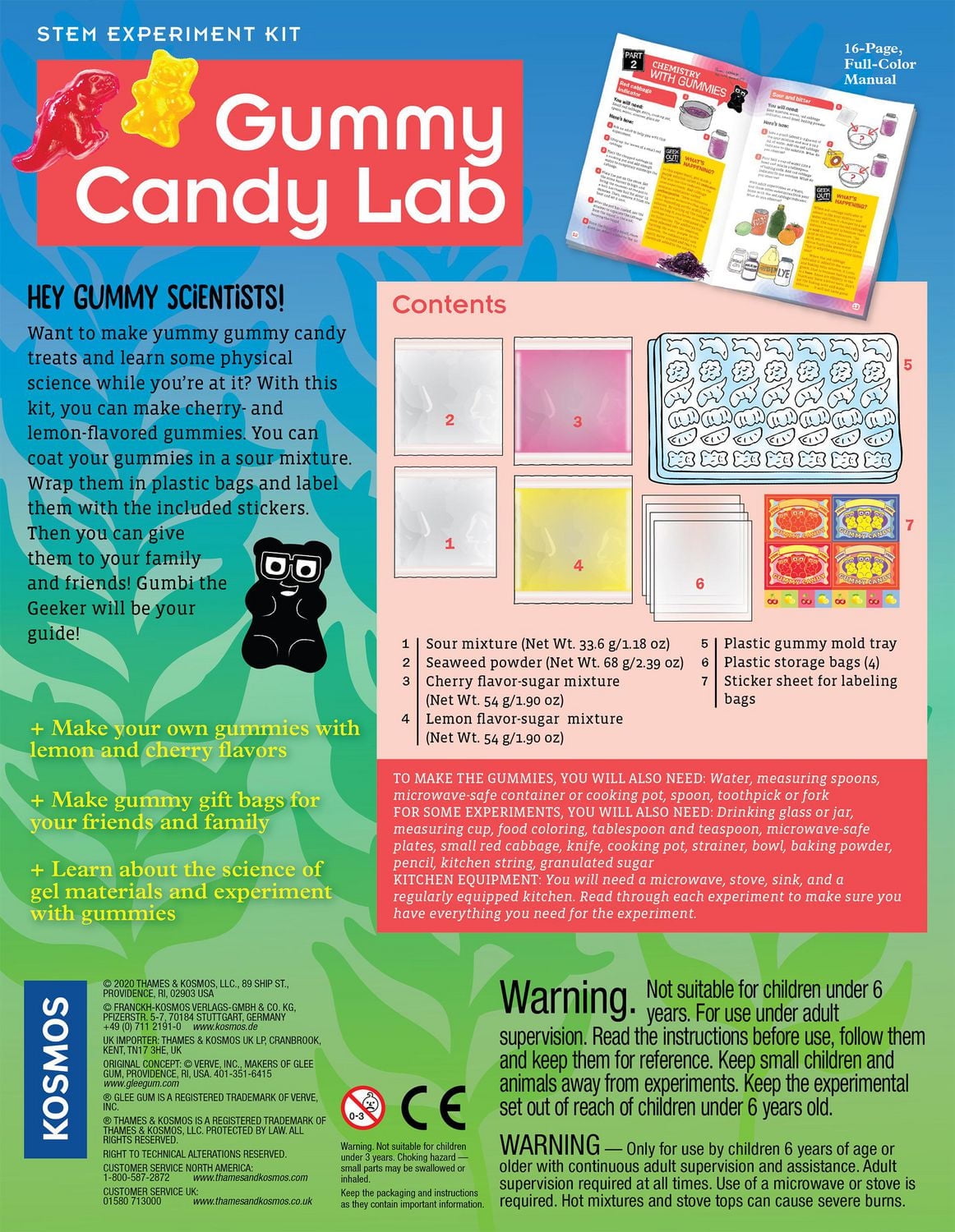 Laboratoire de bonbons gommeux